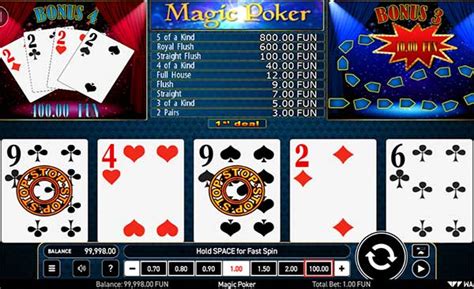 magic video poker